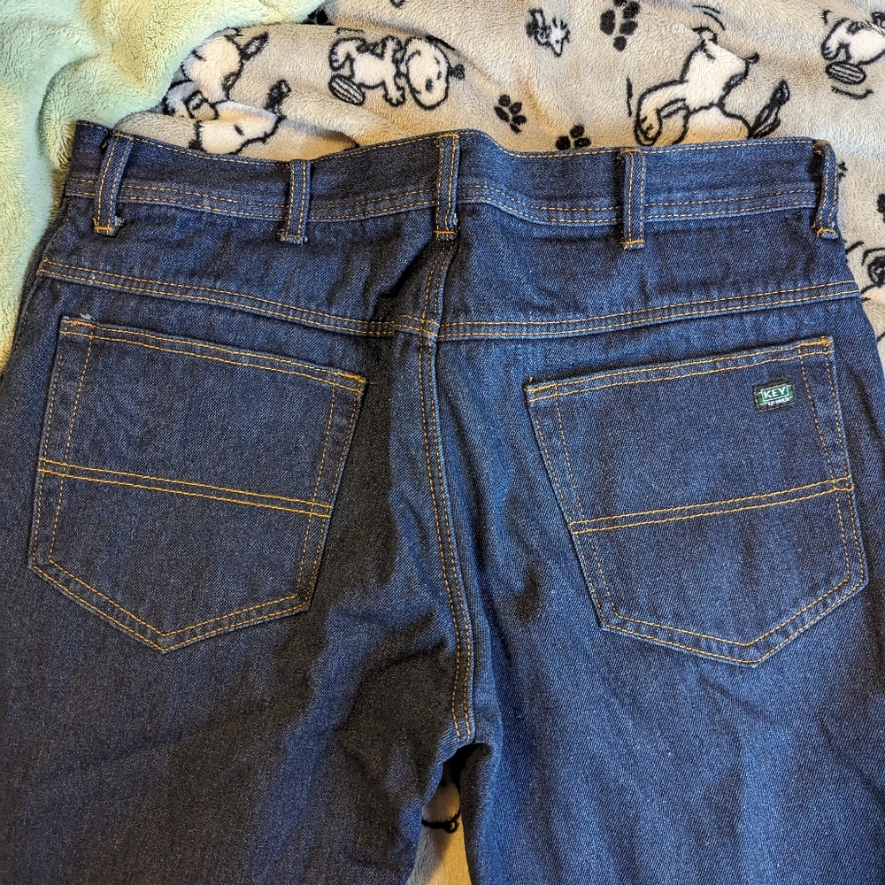 Flannel-lined jeans
